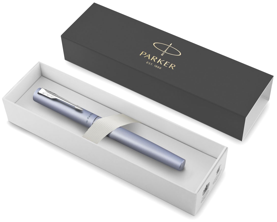  Ручка-роллер Parker Vector XL T21, Silver CT, фото 7
