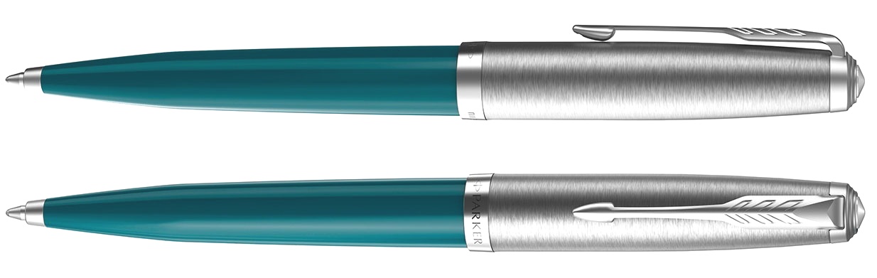  Ручка шариковая Parker 51 Core, Teal Blue CT, фото 2