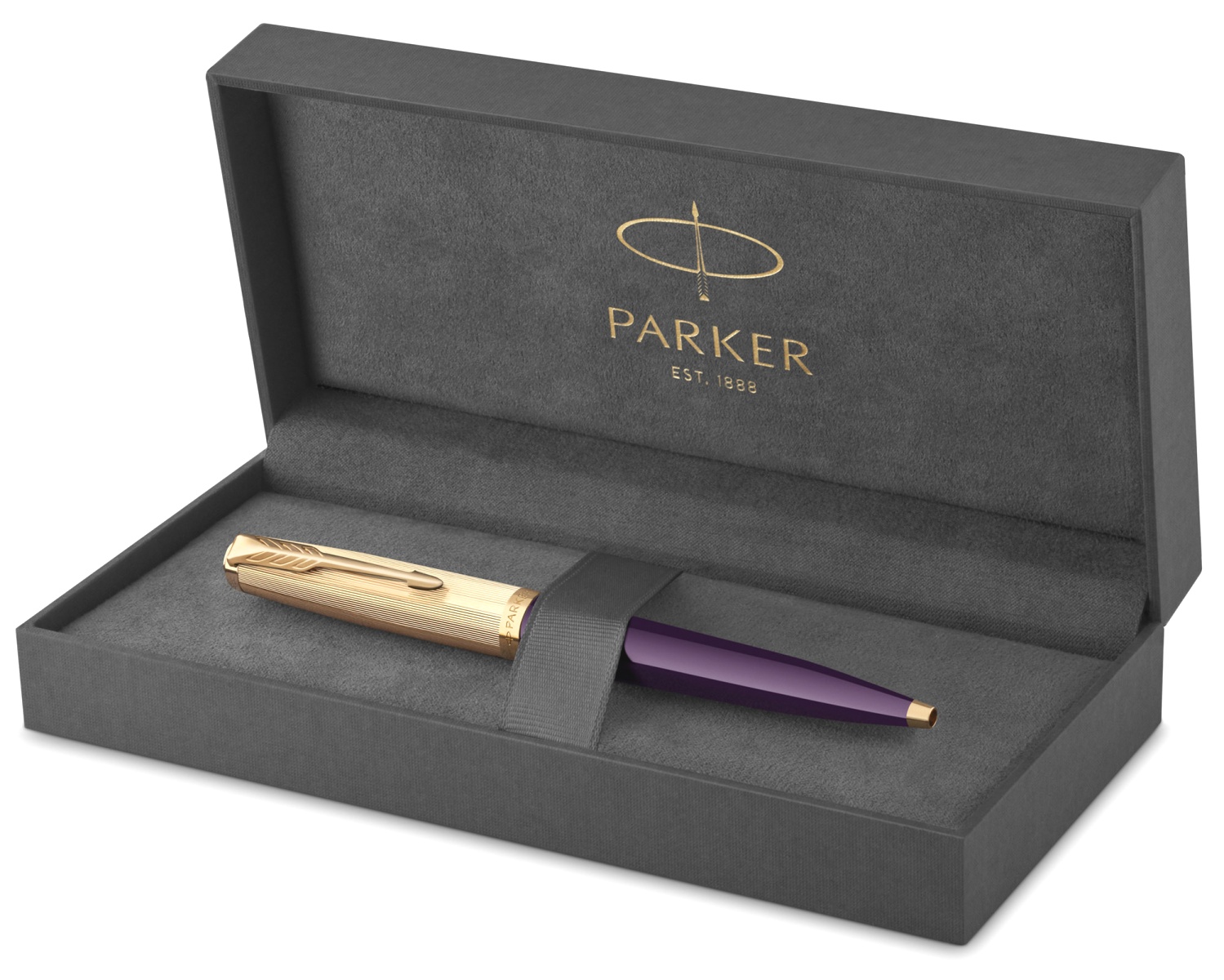  Ручка шариковая Parker 51 Premium, Plum GT, фото 5