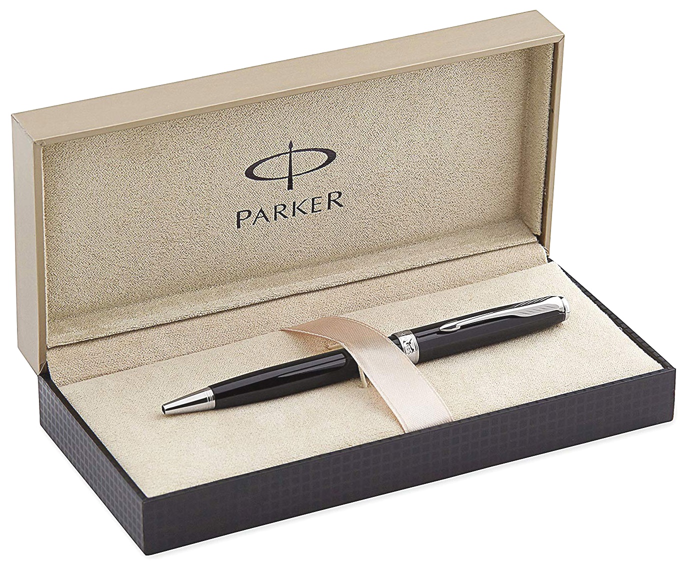 Ручка шариковая Parker Sonnet K530, Lacquer Black СT, фото 2