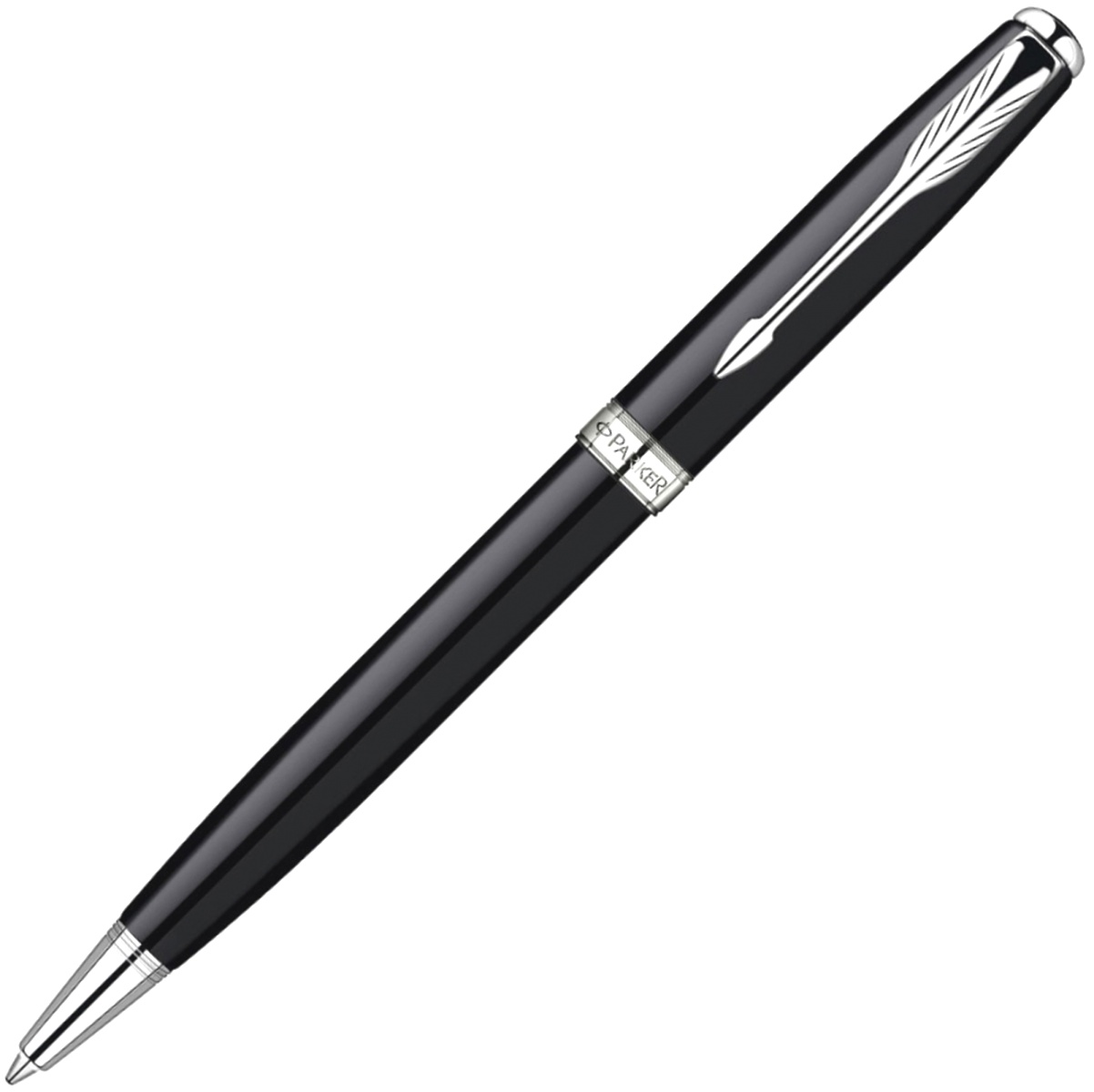 Ручка шариковая Parker Sonnet K530, Lacquer Black СT