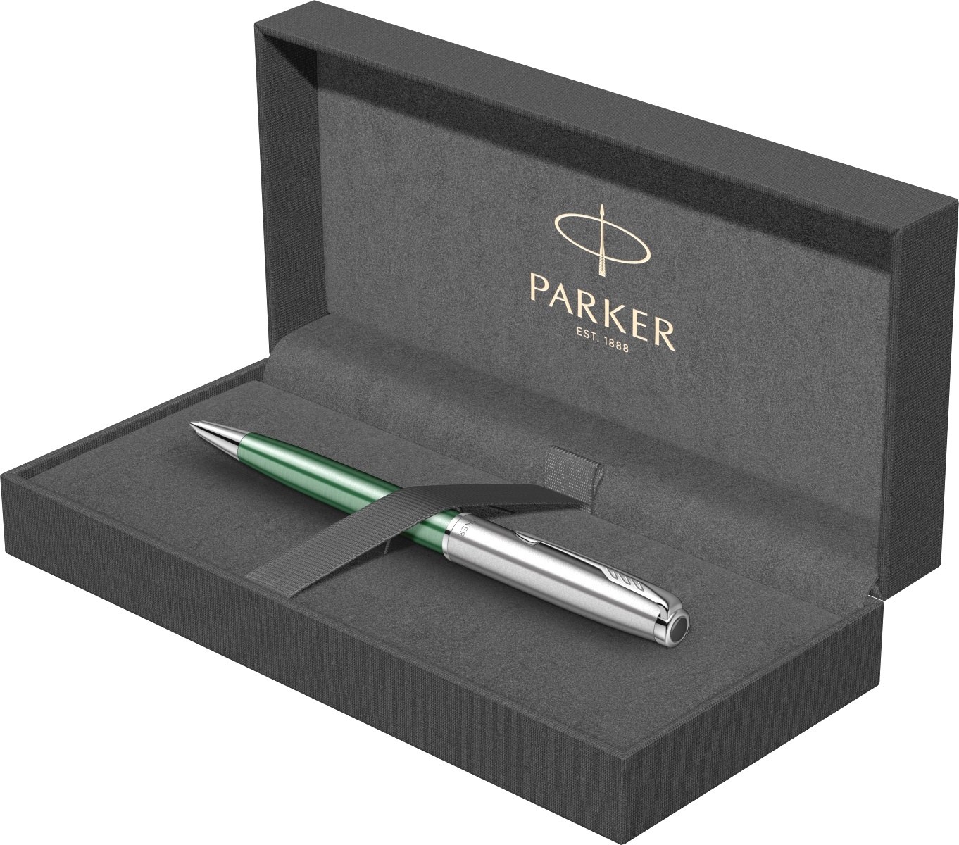  Ручка шариковая Parker Sonnet Essential SB K545, Green CT, фото 6