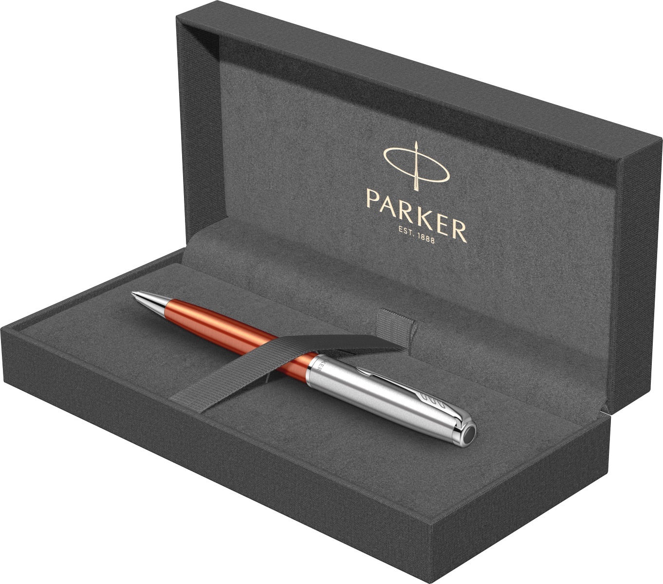  Ручка шариковая Parker Sonnet Essential SB K545, Orange CT, фото 6
