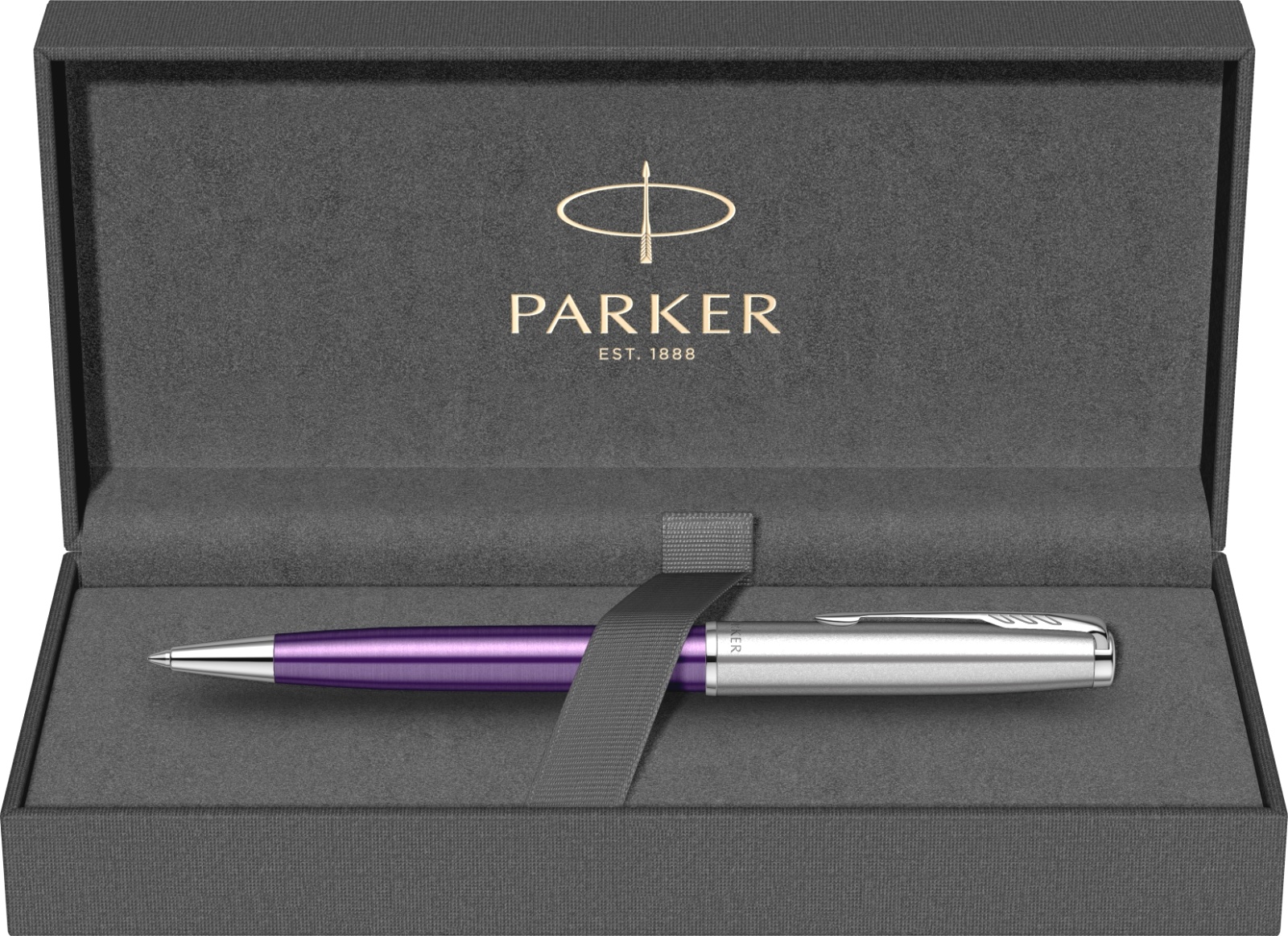  Ручка шариковая Parker Sonnet Essential SB K545, Violet CT, фото 5