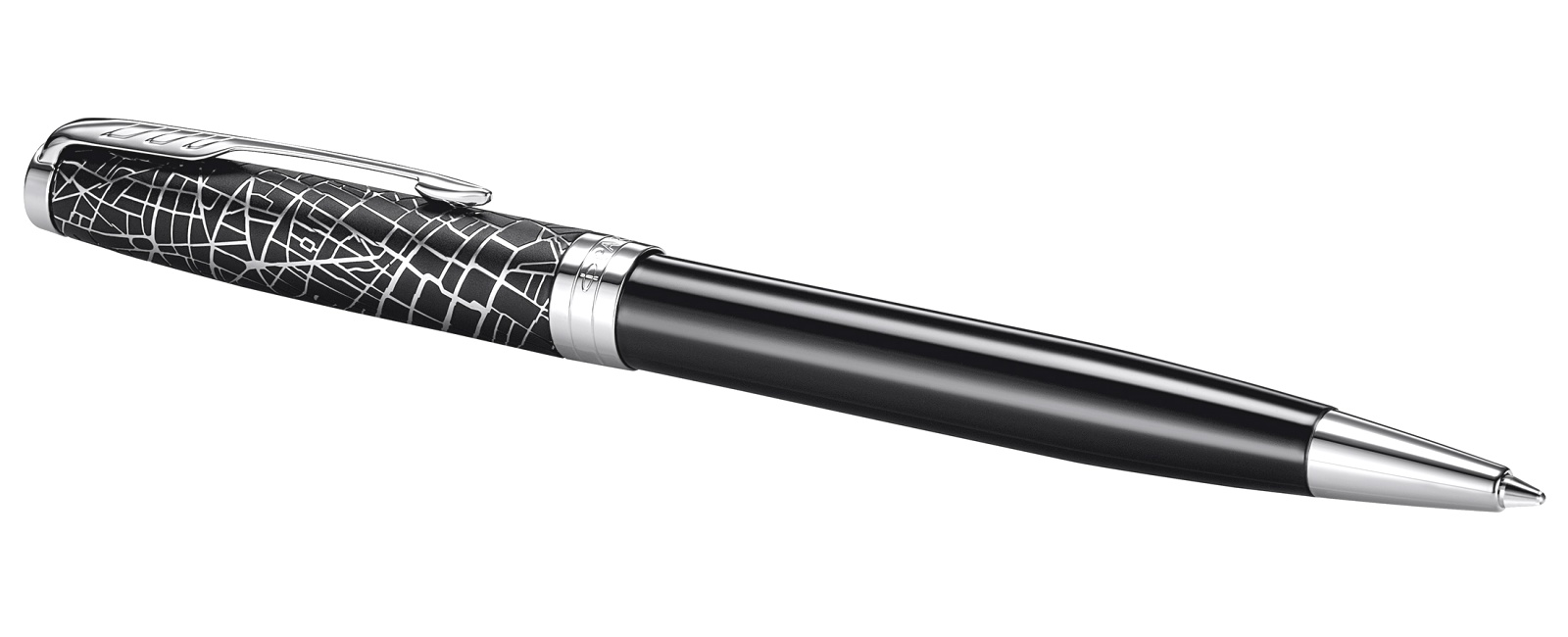  Ручка шариковая Parker Sonnet Metro SE18 K541, Black CT, фото 2