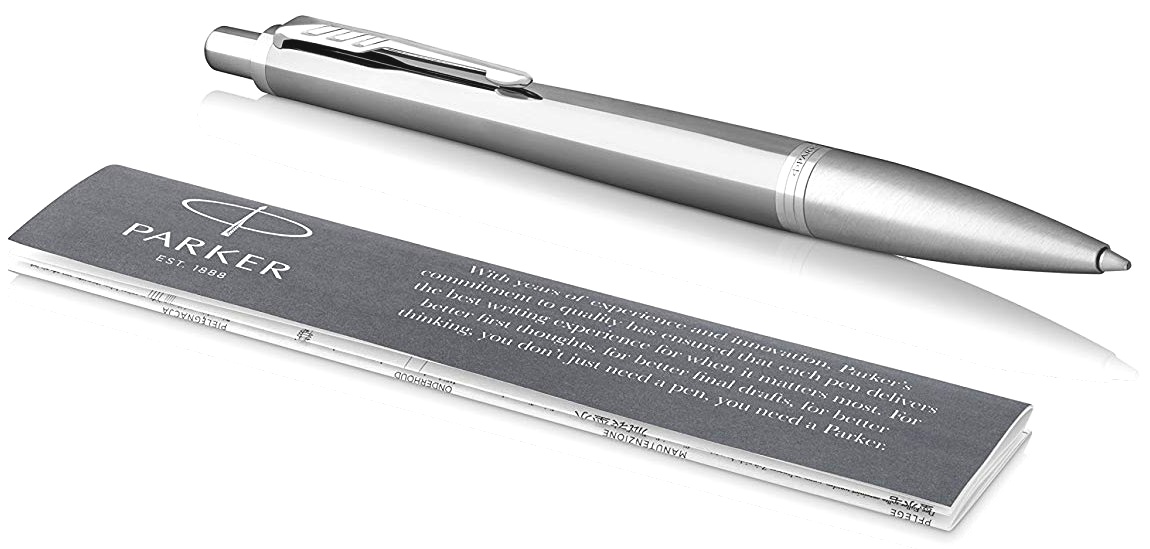  Ручка шариковая Parker Urban Premium K313, Silvered Powder CT, фото 3