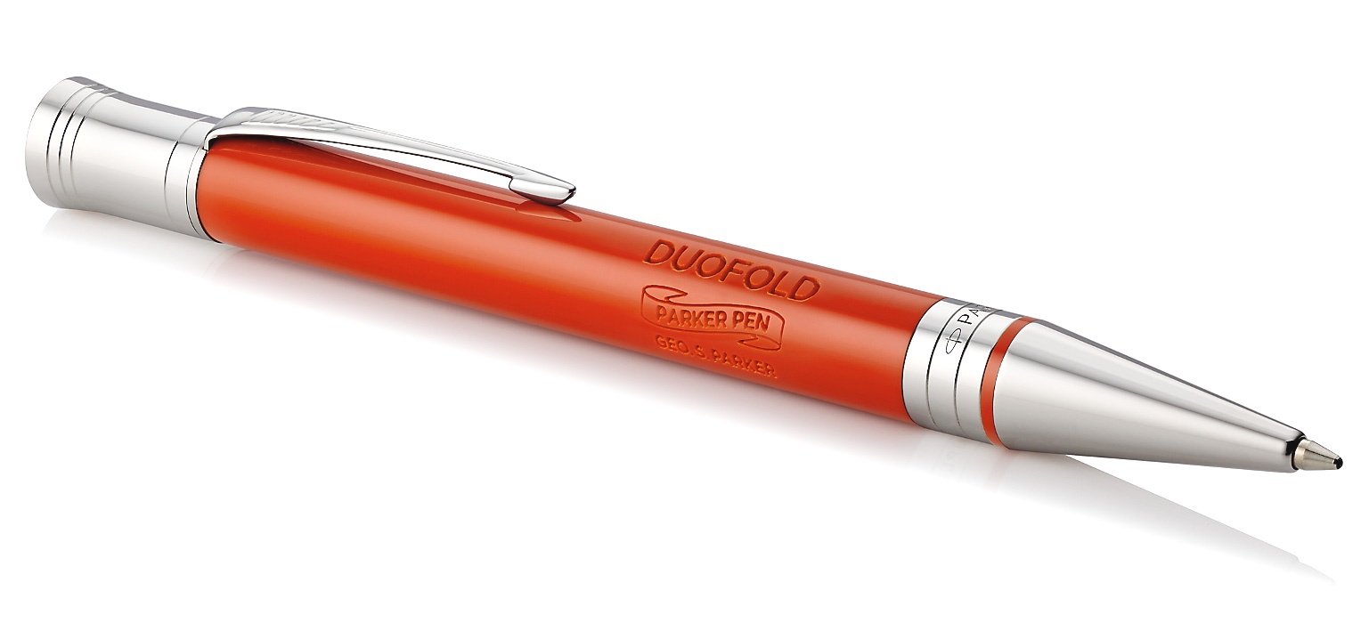  Шариковая ручка Parker Duofold Classic International K74, Big Red CT, фото 2