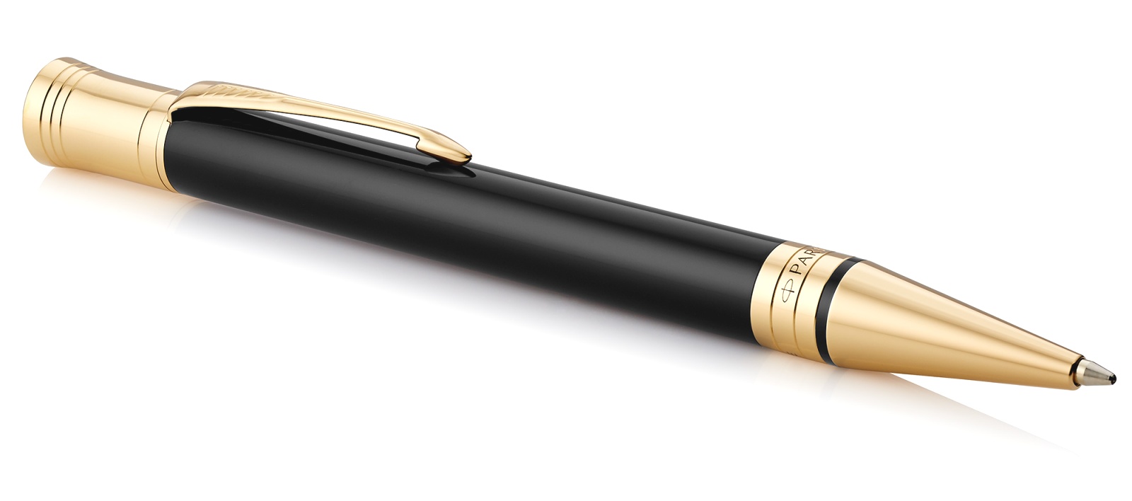  Шариковая ручка Parker Duofold Classic International K74, Black GT, фото 2