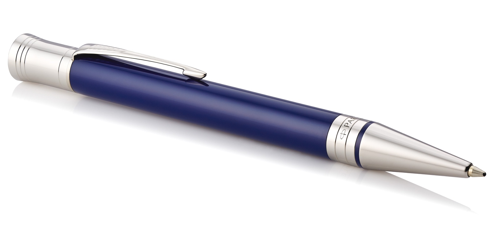  Шариковая ручка Parker Duofold Classic International K74, Blue and Black CT, фото 2
