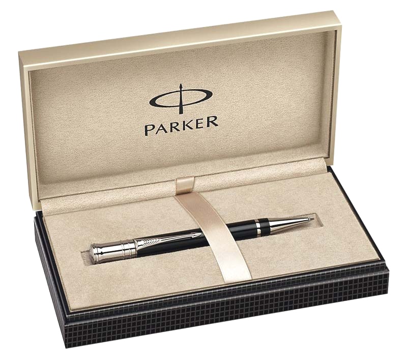 Шариковая ручка Parker Duofold K89, Black PT, фото 2