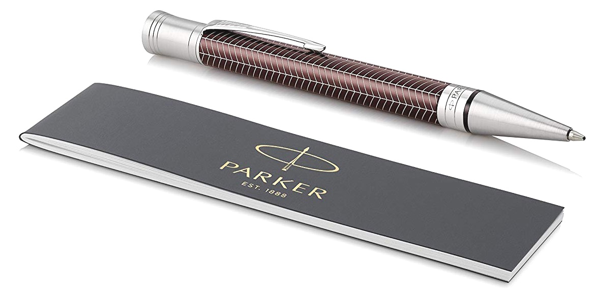  Шариковая ручка Parker Duofold Prestige Centennial K307, Burgundy Chevron CT, фото 3