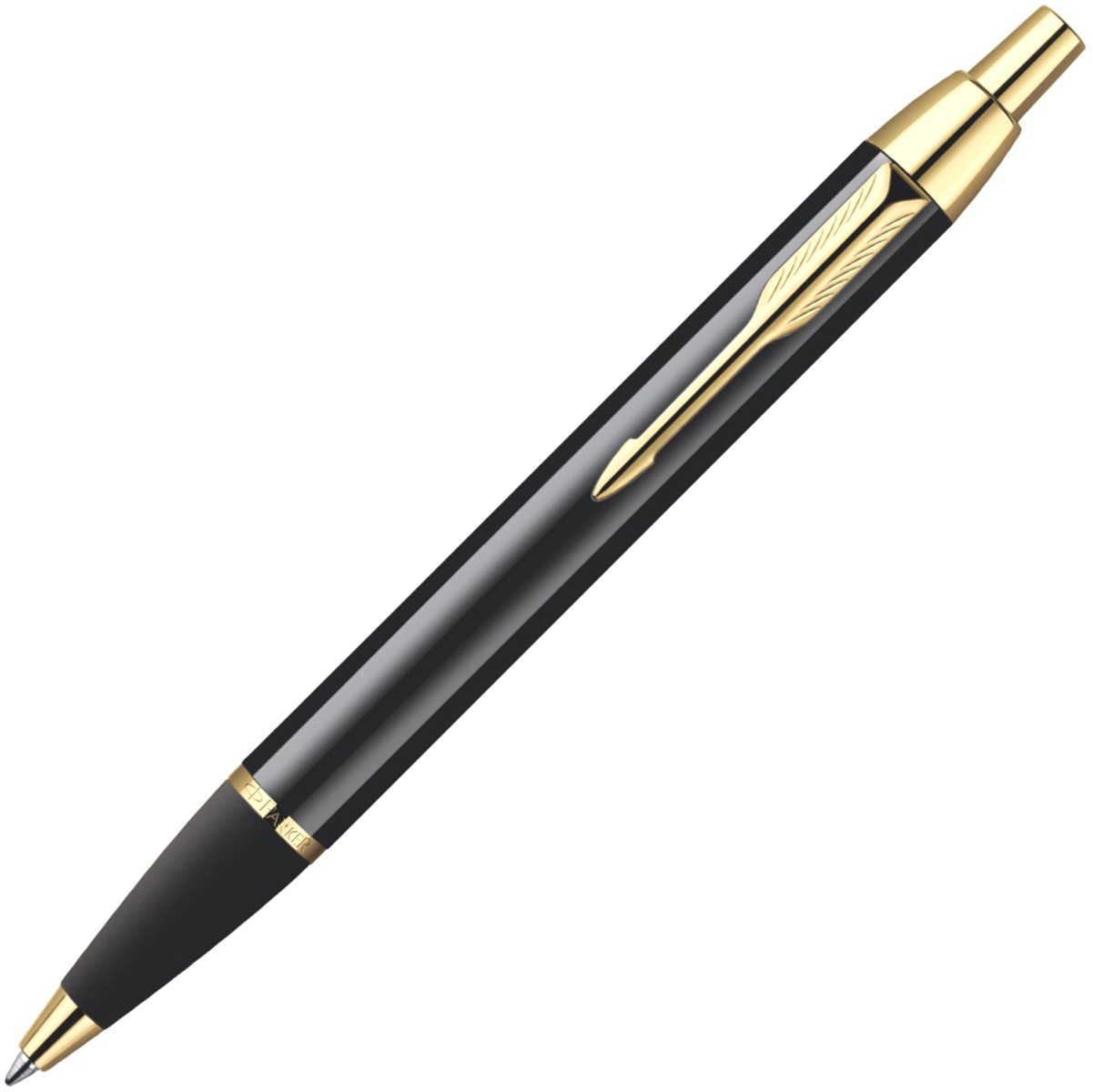 Шариковая ручка Parker I.M. Metal K220, Deep Black GT
