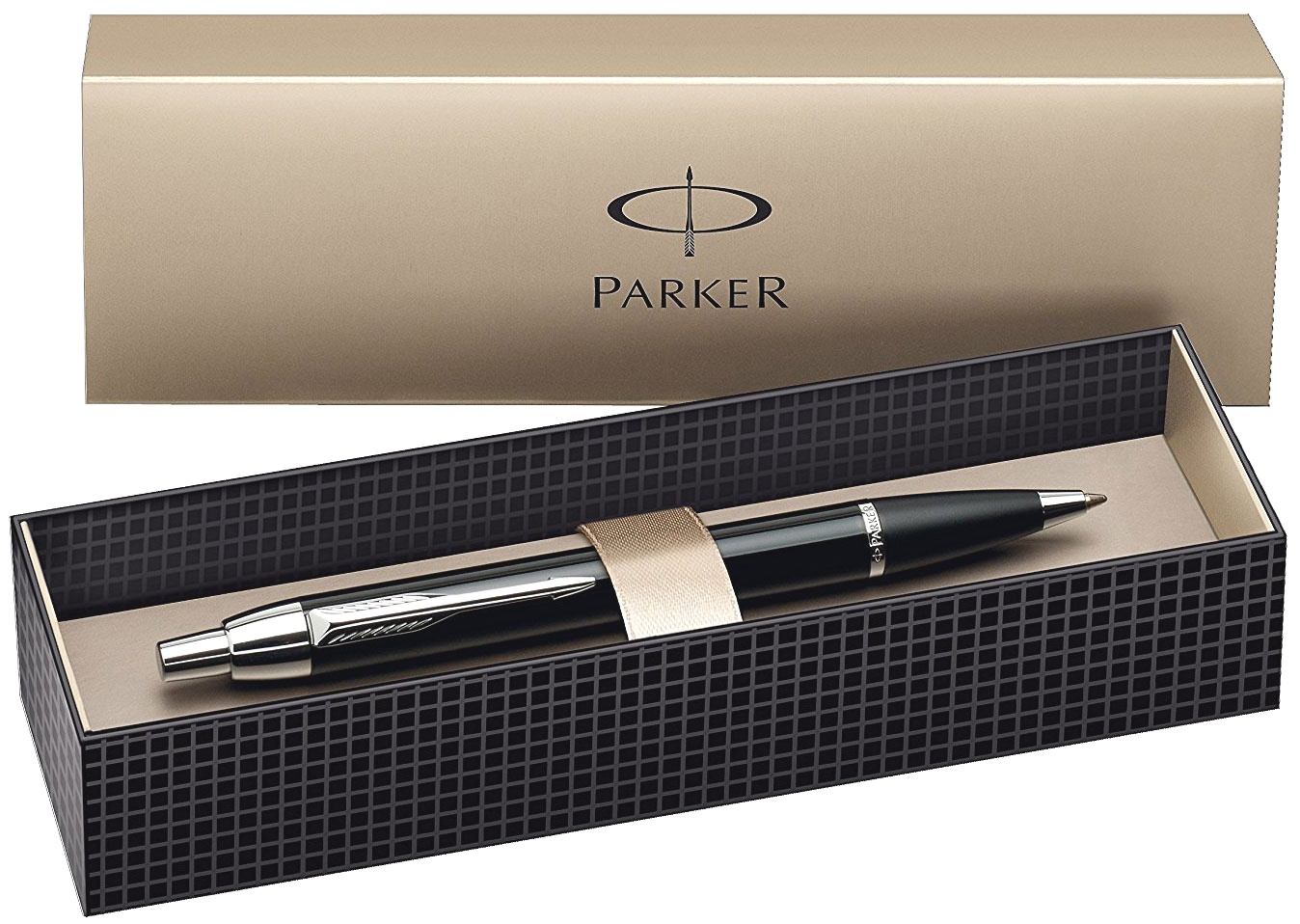 Шариковая ручка Parker I.M. Metal K221, Deep Black CT, фото 2