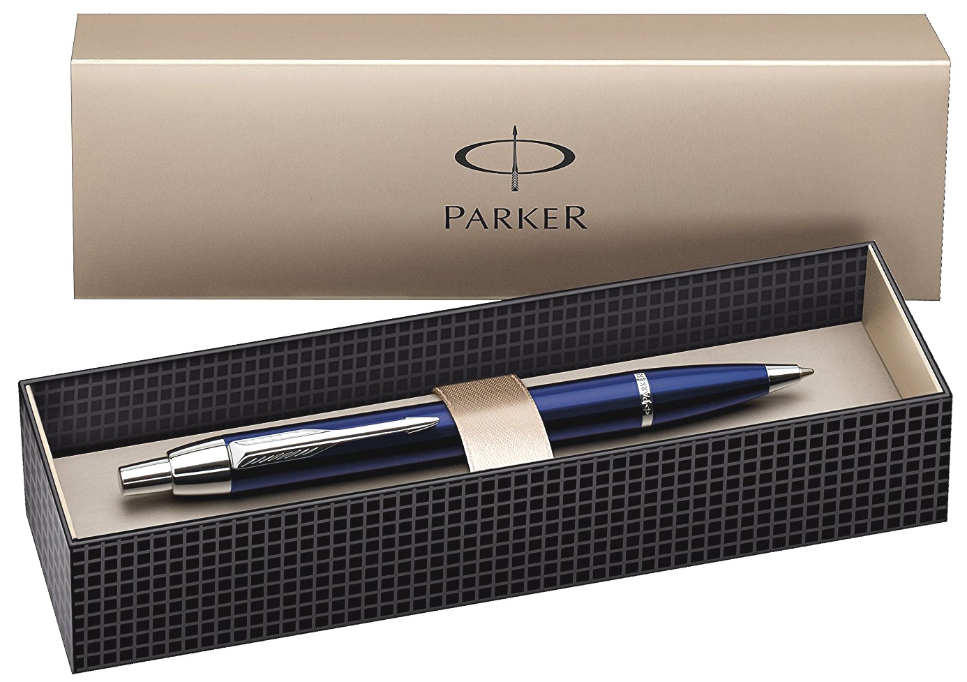 Шариковая ручка Parker I.M. Metal K221, Deep Blue CT, фото 2