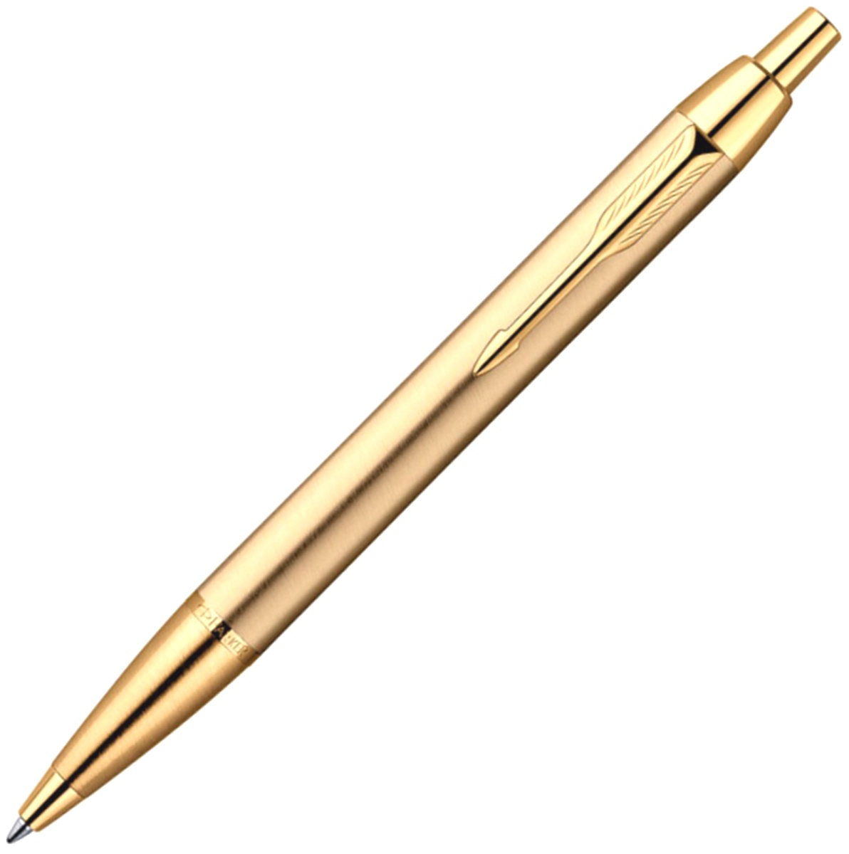 Шариковая ручка Parker IM Metal K223, Brushed Metal Gold GT