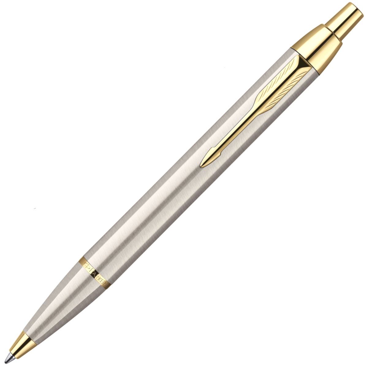 Шариковая ручка Parker I.M. Metal K223, Brushed Metal GT