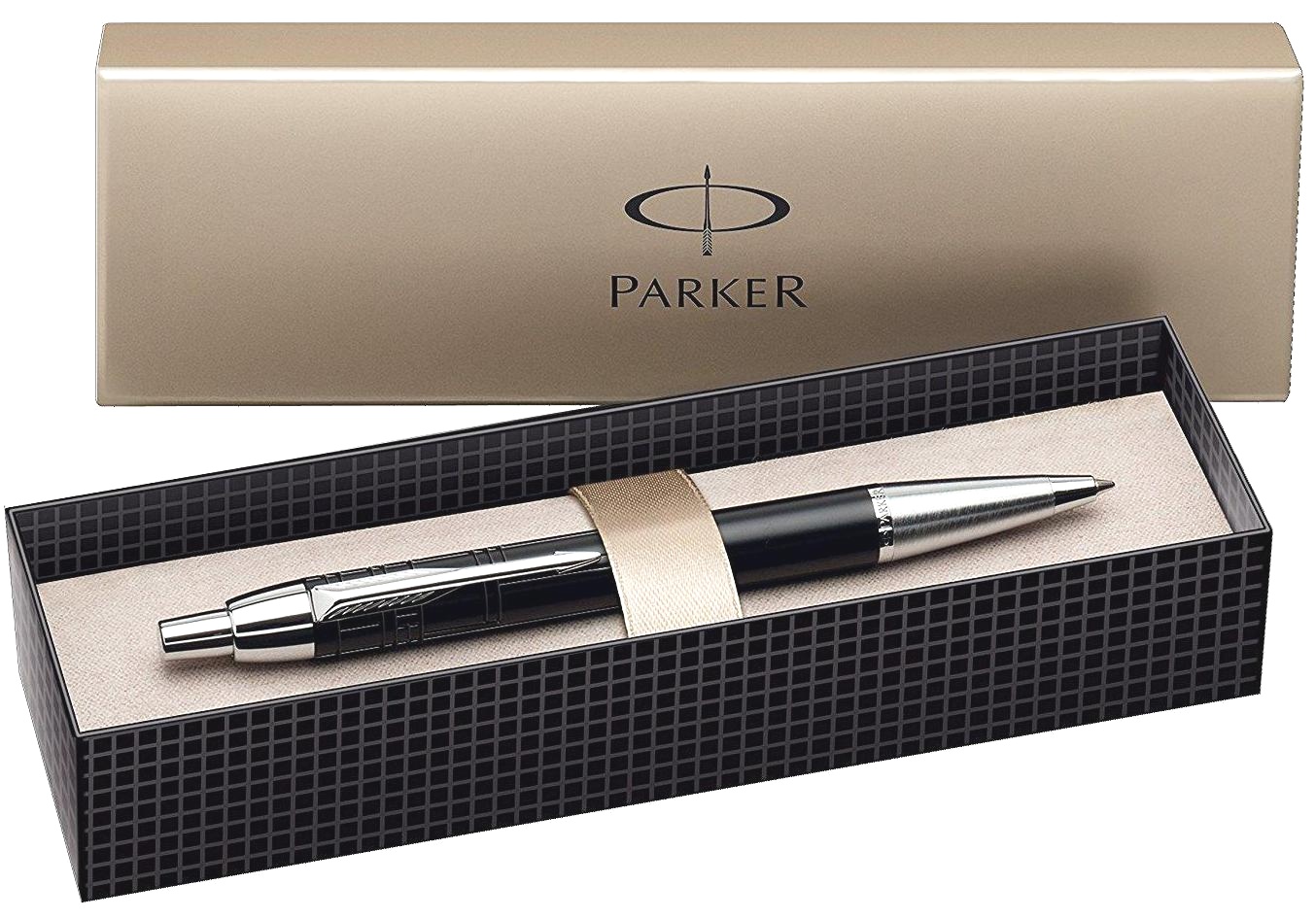 Шариковая ручка Parker I.M. Premium K222, Matt Black CT, фото 2