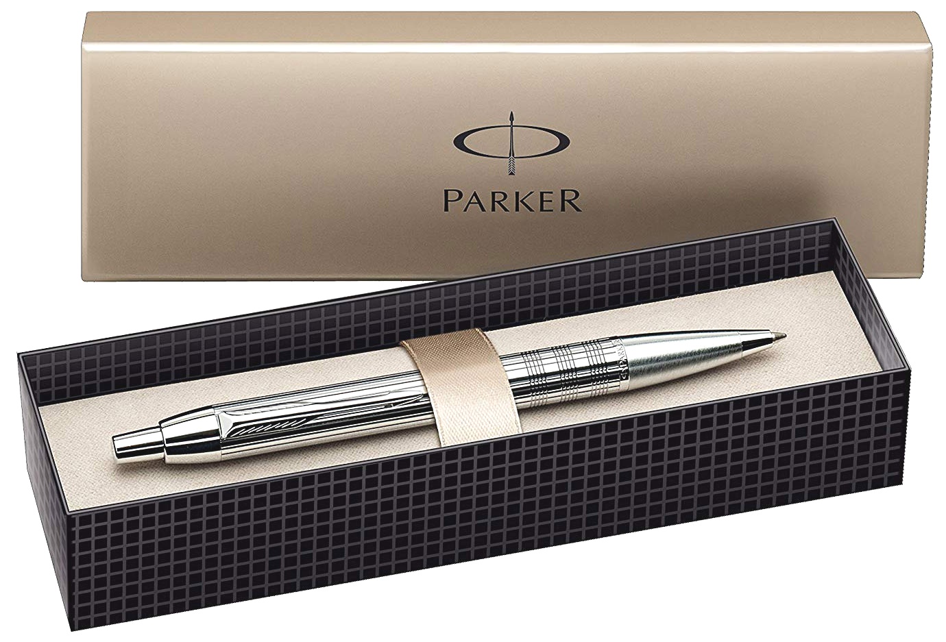 Шариковая ручка Parker IM Premium K222, Shiny Chrome, фото 2