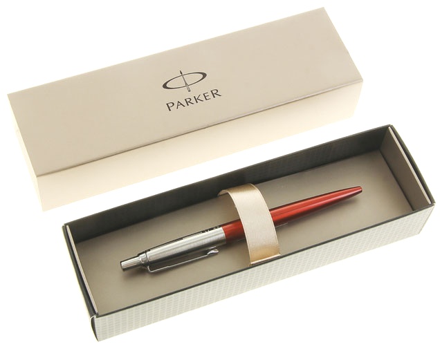 Шариковая ручка Parker Jotter 125th Special Edition K173, Metallic Red CT, фото 2