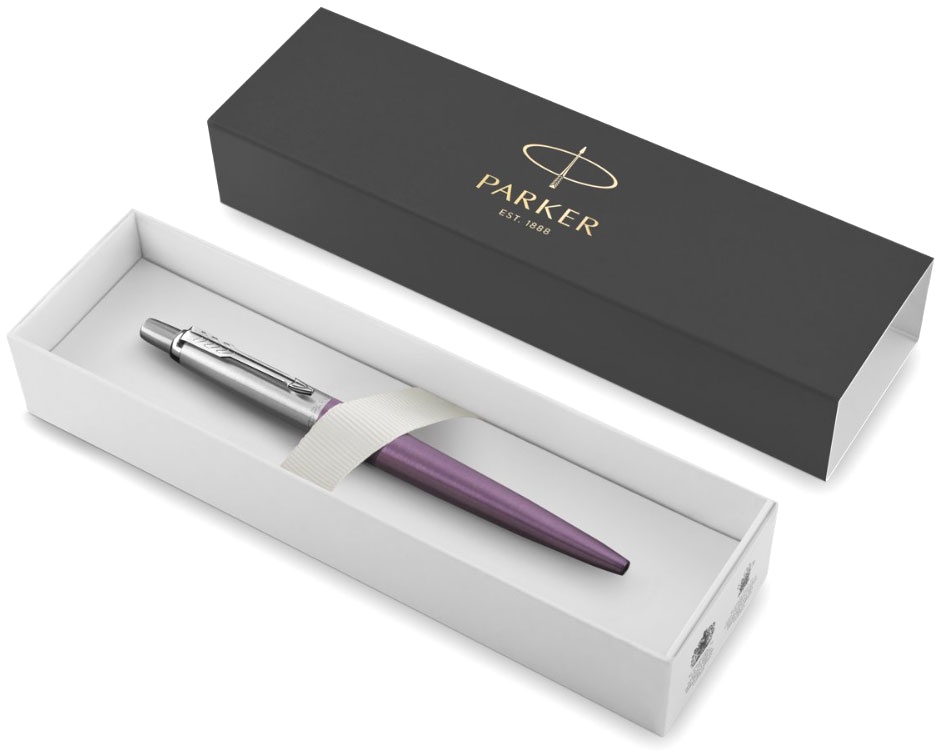  Шариковая ручка Parker Jotter Core K63, Victoria Violet CT, фото 3