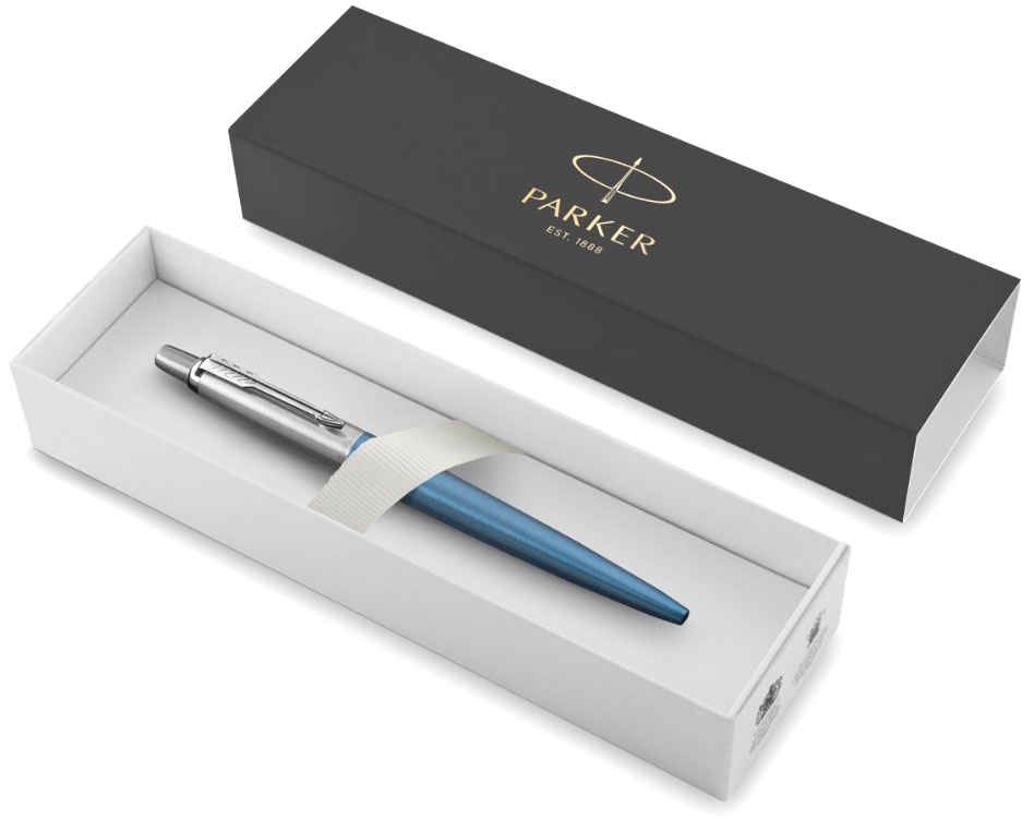  Шариковая ручка Parker Jotter Core K63, Waterloo Blue CT, фото 3