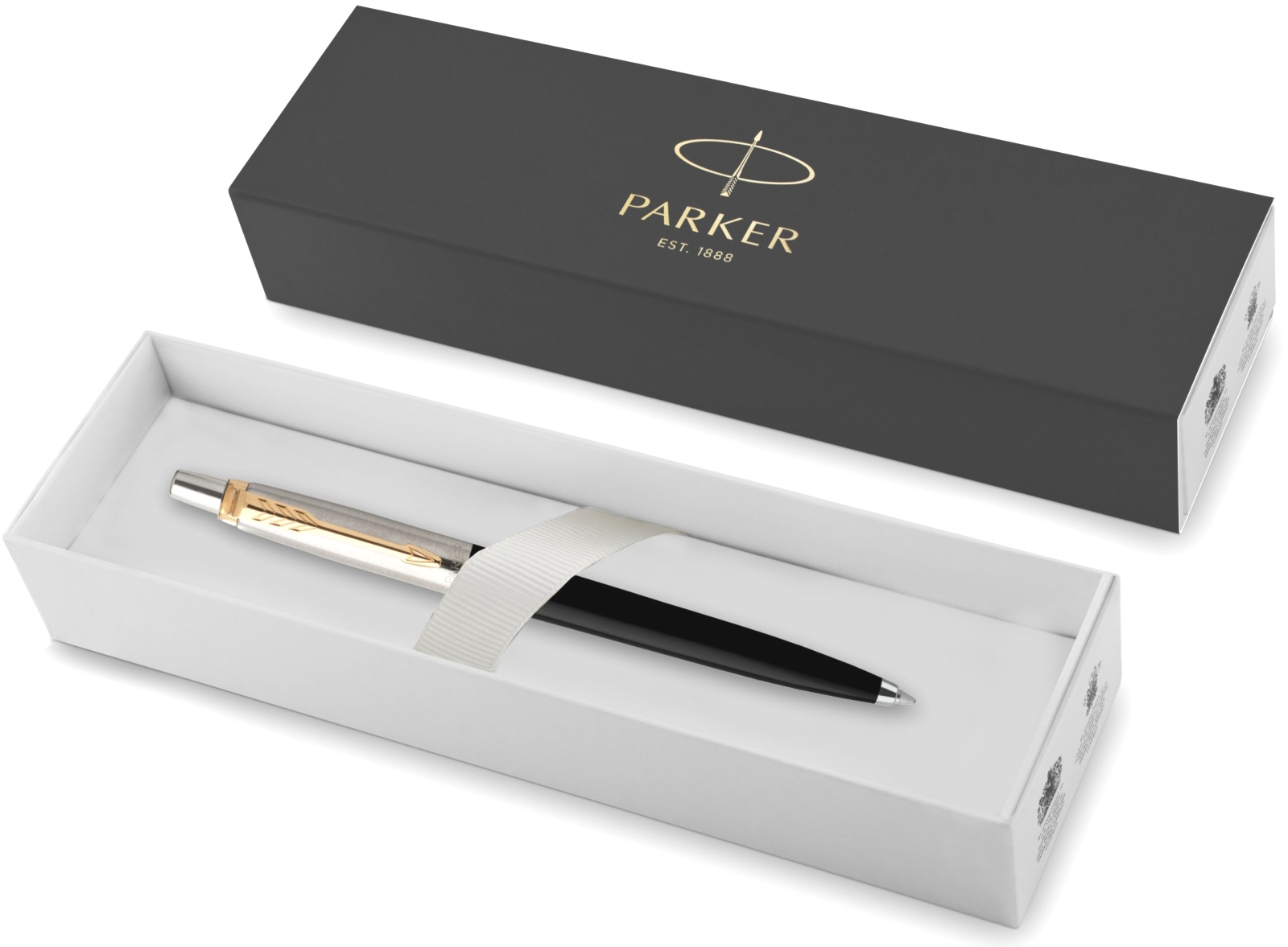 Шариковая ручка Parker Jotter K160, Black GT, фото 3