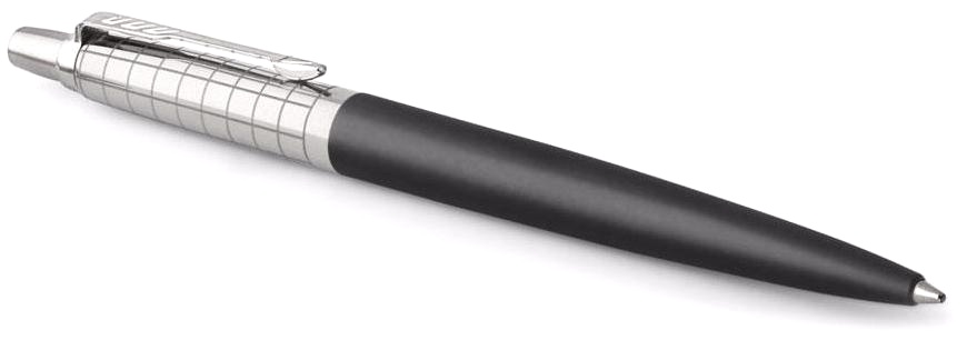  Шариковая ручка Parker Jotter Premium K176, Bond Street Black Grid CT, фото 2