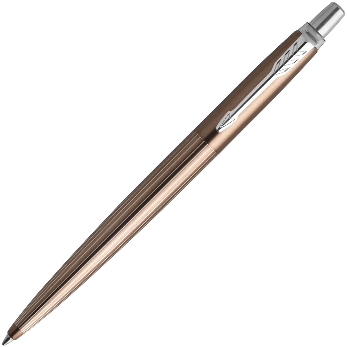  Шариковая ручка Parker Jotter Premium K176, Carlisle Brown Pinstripe CT