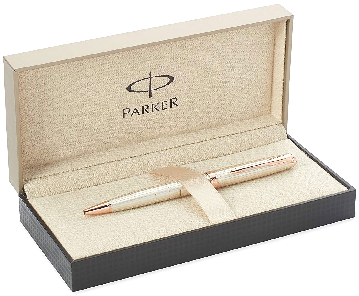 Шариковая ручка Parker Sonnet`13 Feminine K535, Sterling Silver PGT, фото 2