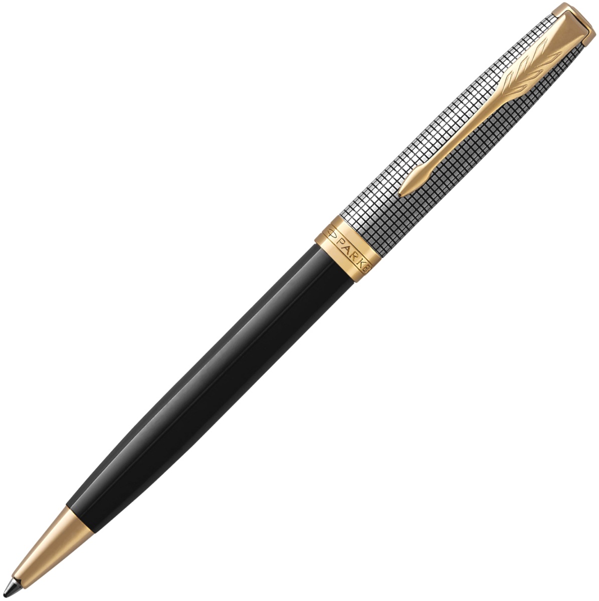  Шариковая ручка Parker Sonnet Core, Cisele and Lacquer Black GT