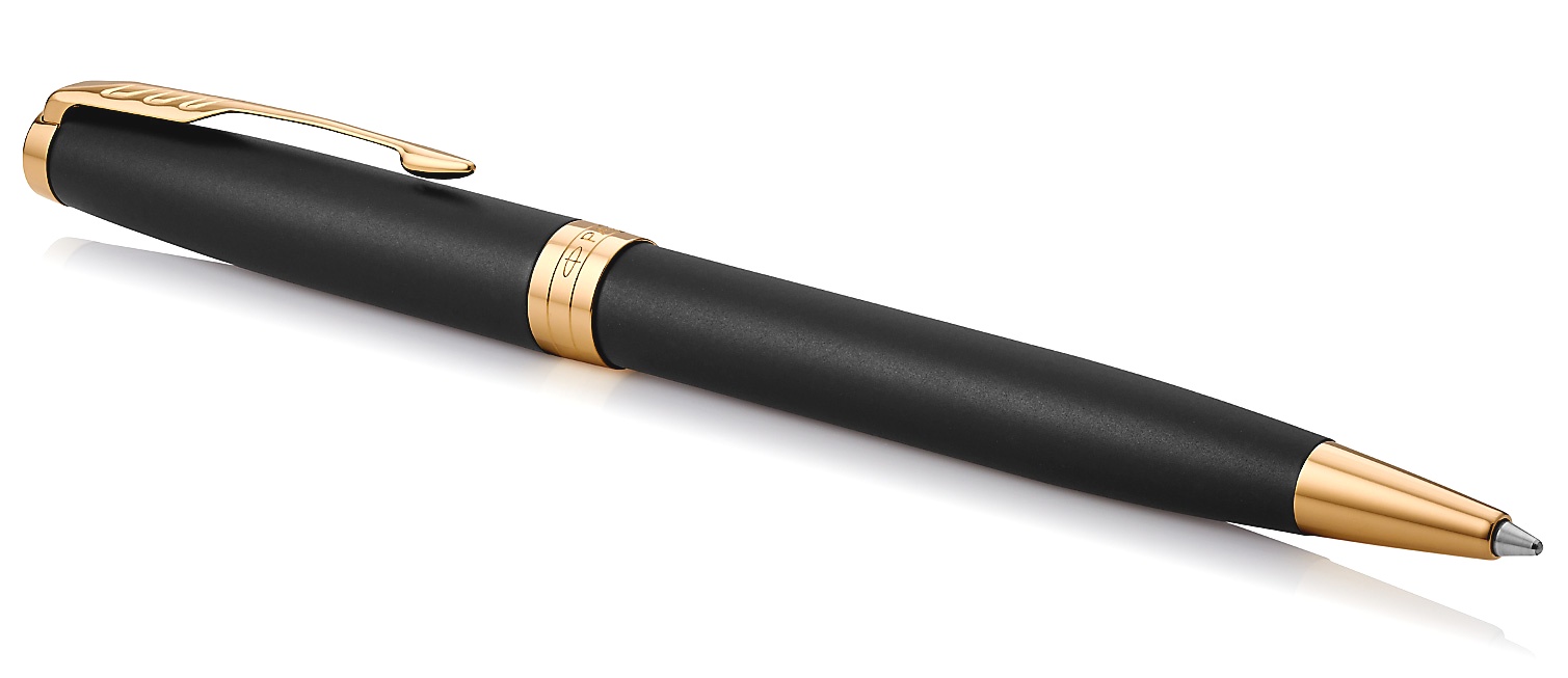  Шариковая ручка Parker Sonnet Core K528, Matte Black GT, фото 2