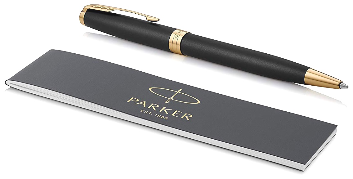  Шариковая ручка Parker Sonnet Core K528, Matte Black GT, фото 3