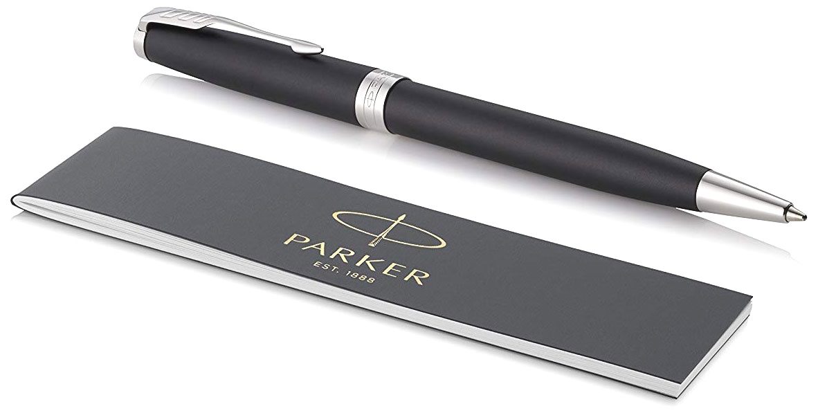  Шариковая ручка Parker Sonnet Core K529, Matte Black CT, фото 3