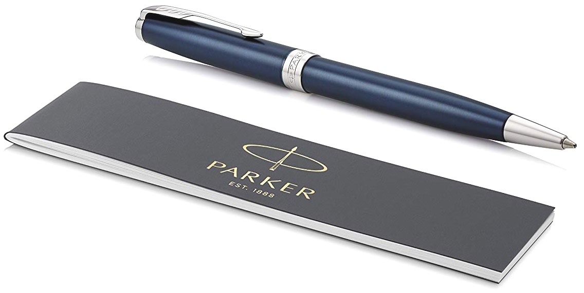  Шариковая ручка Parker Sonnet Core K539, Subtle Blue Lacquer CT, фото 3