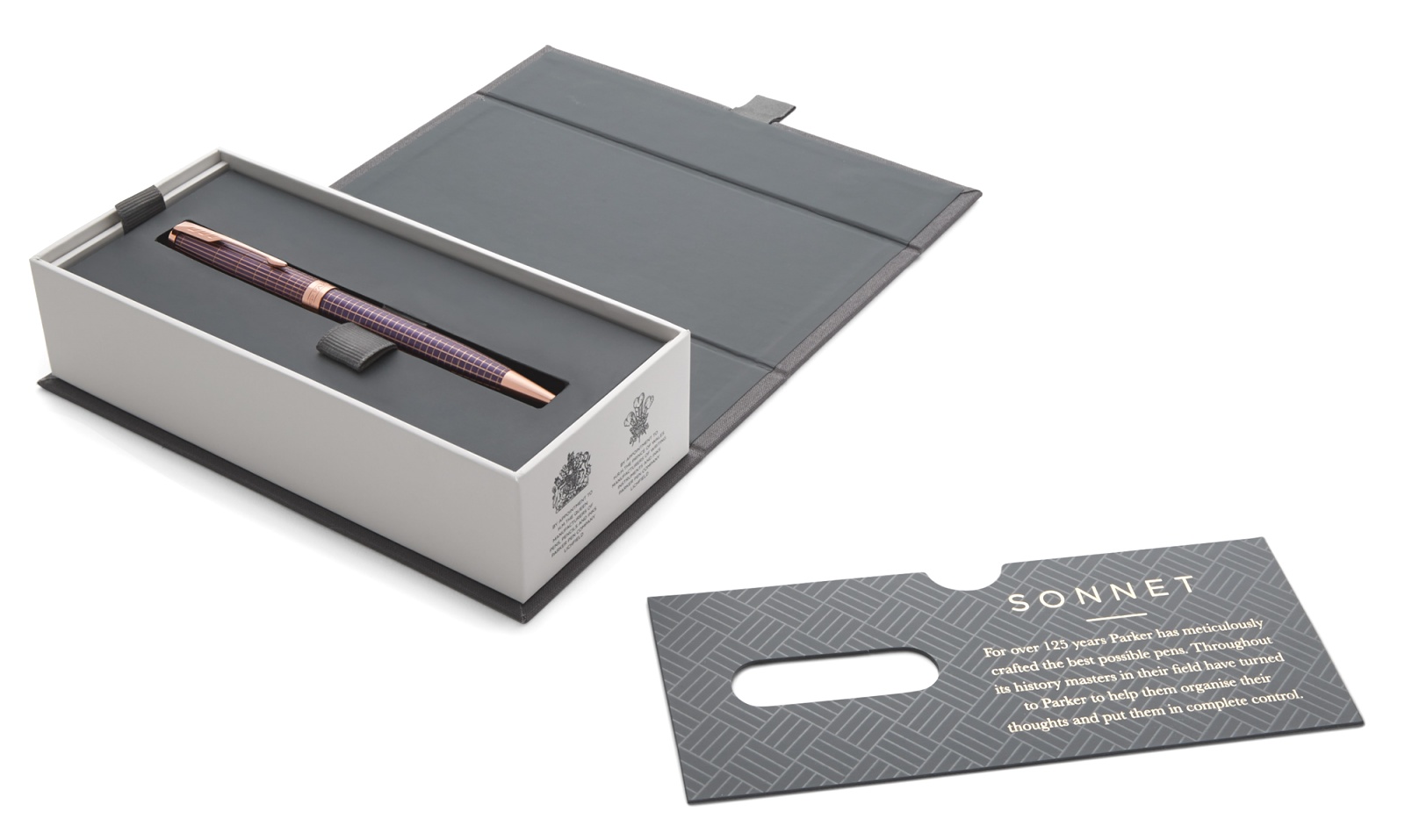  Шариковая ручка Parker Sonnet Core, Purple Matriz Cisele GT, фото 3