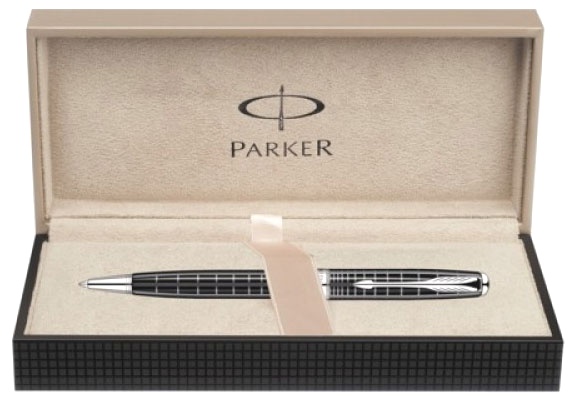 Шариковая ручка Parker Sonnet K531, Dark Grey Laquer CT, фото 2