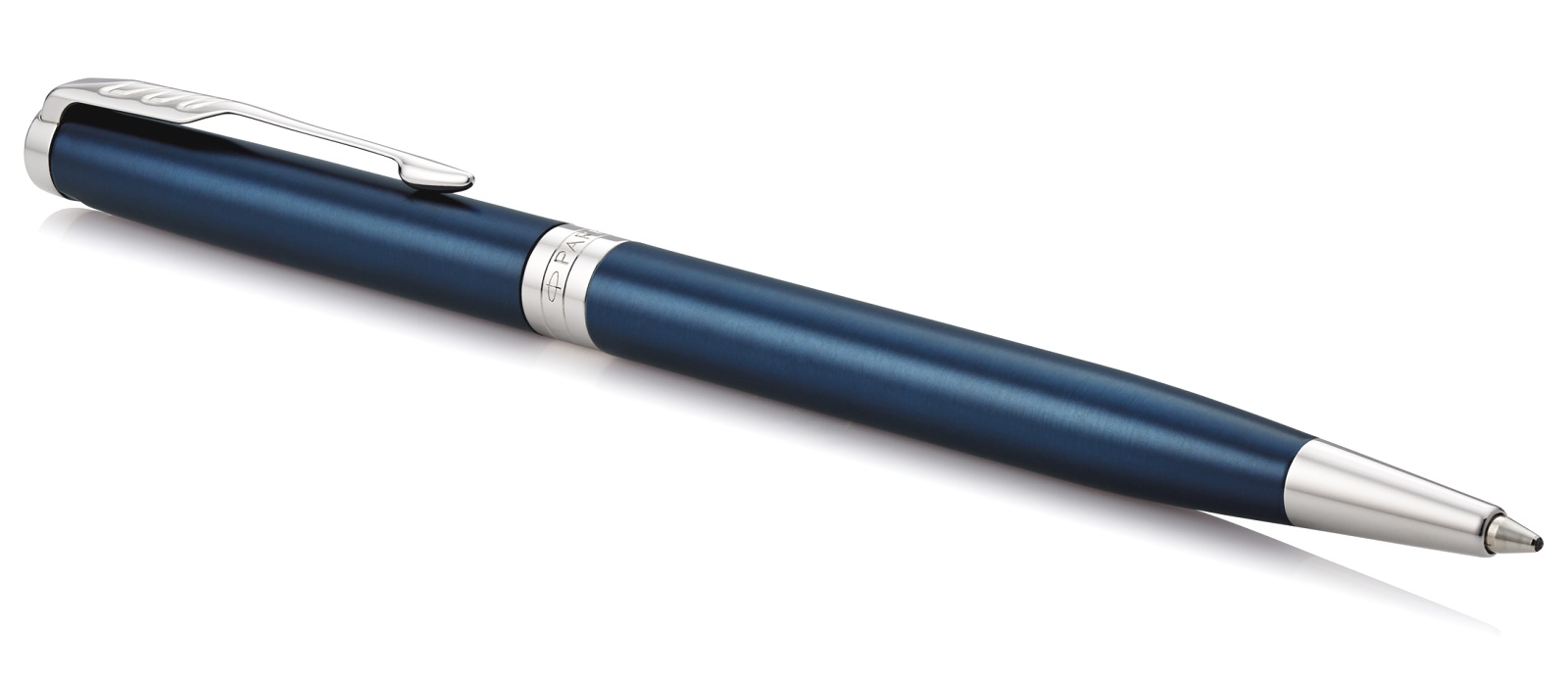  Шариковая ручка Parker Sonnet Slim Core K439, Subtle Blue Lacquer CT, фото 2