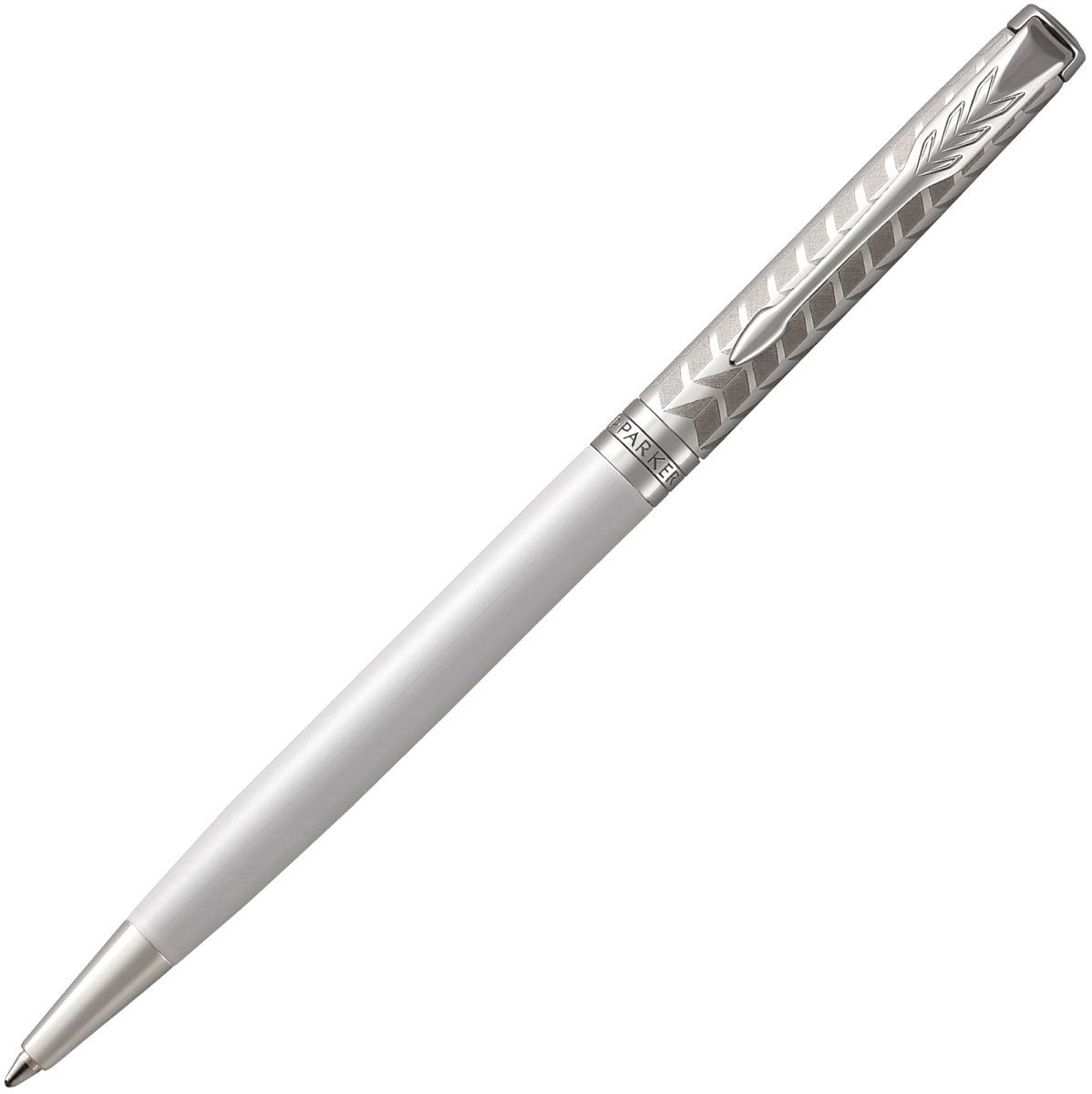  Шариковая ручка Parker Sonnet Slim Core K440, Metal and Pearl Lacquer CT
