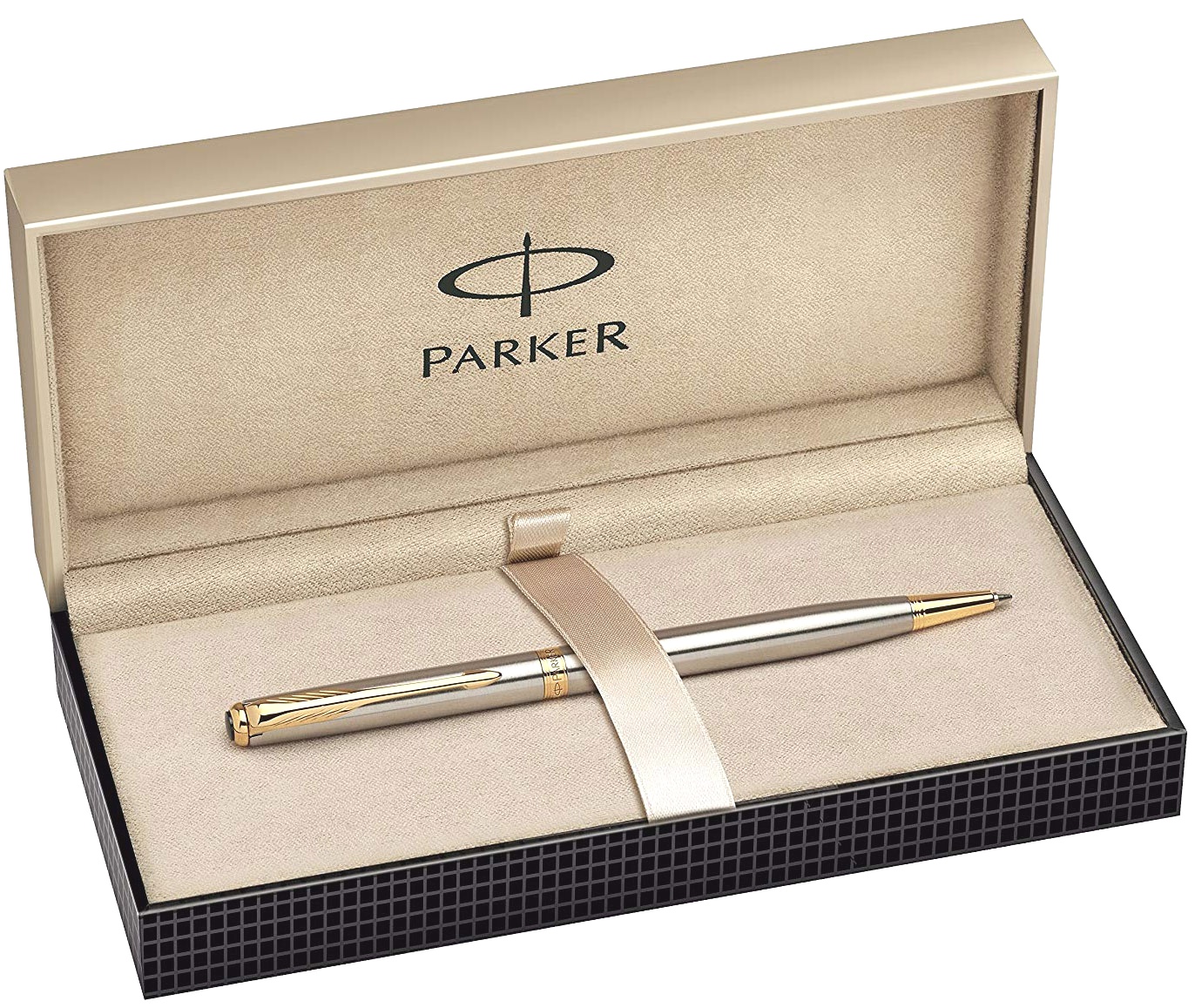 Шариковая ручка Parker Sonnet Slim K427, St. Steel GT, фото 2