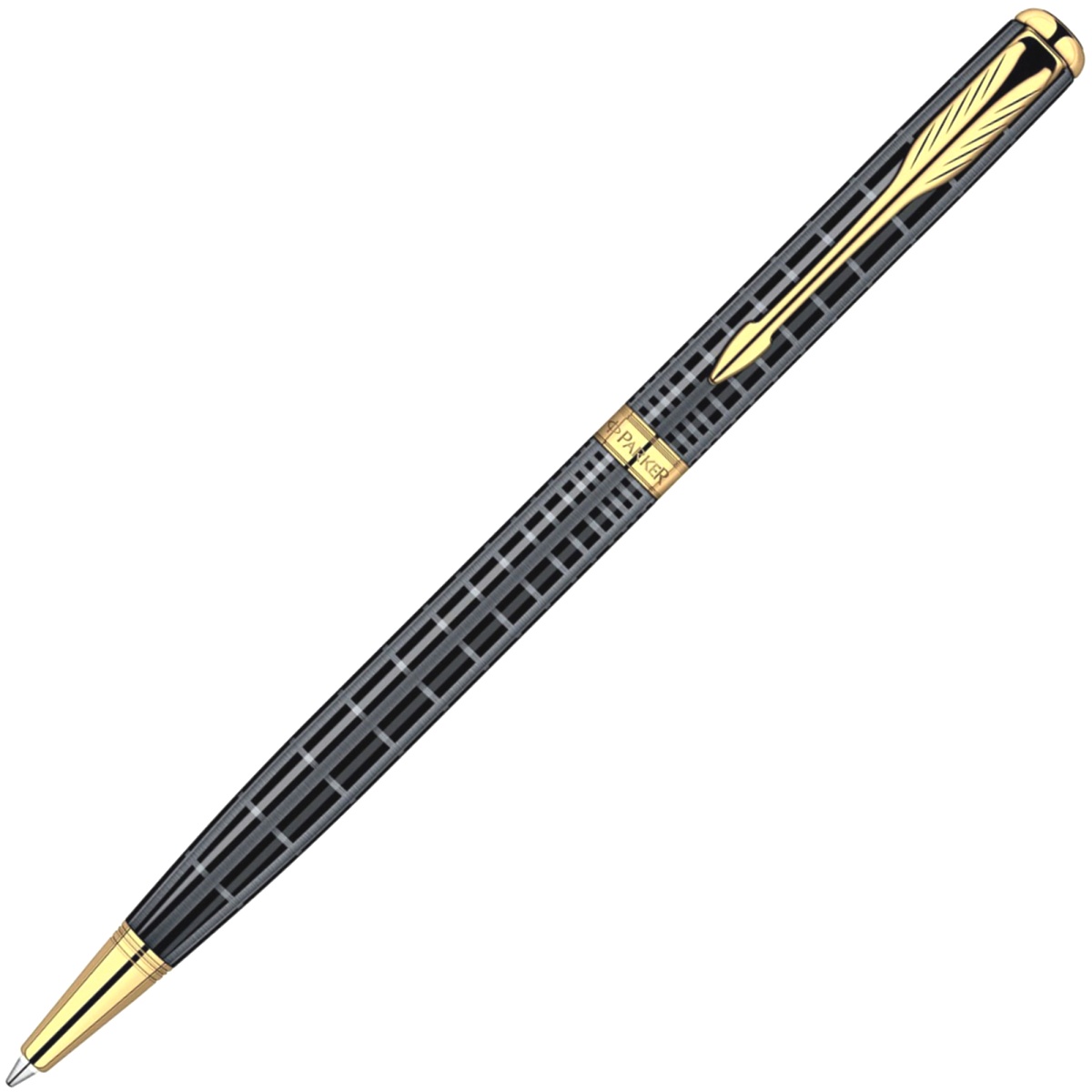 Шариковая ручка Parker Sonnet Slim K431, Dark Grey Laquer GT