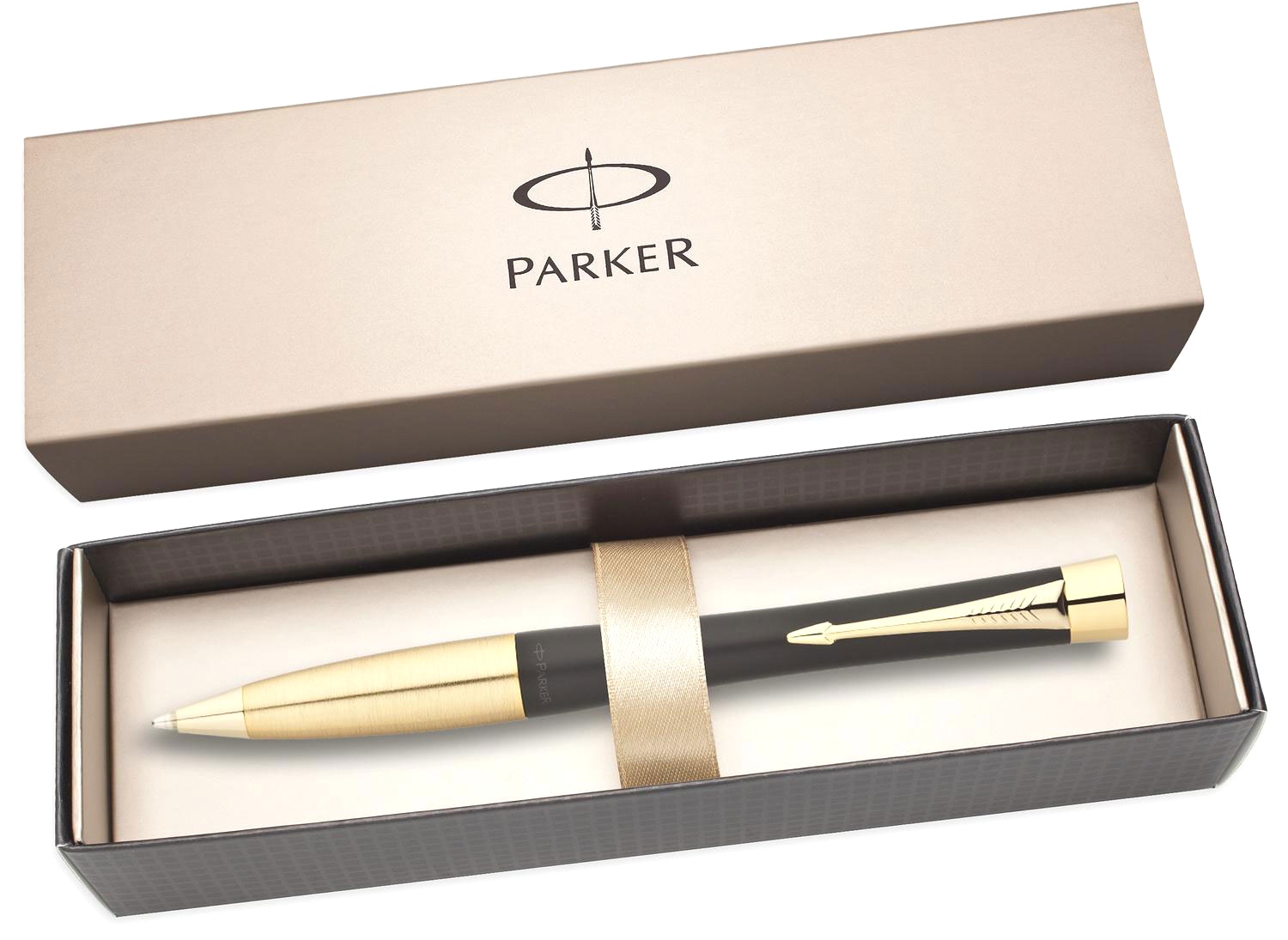 Шариковая ручка Parker Urban K200, Muted Black GT, фото 2
