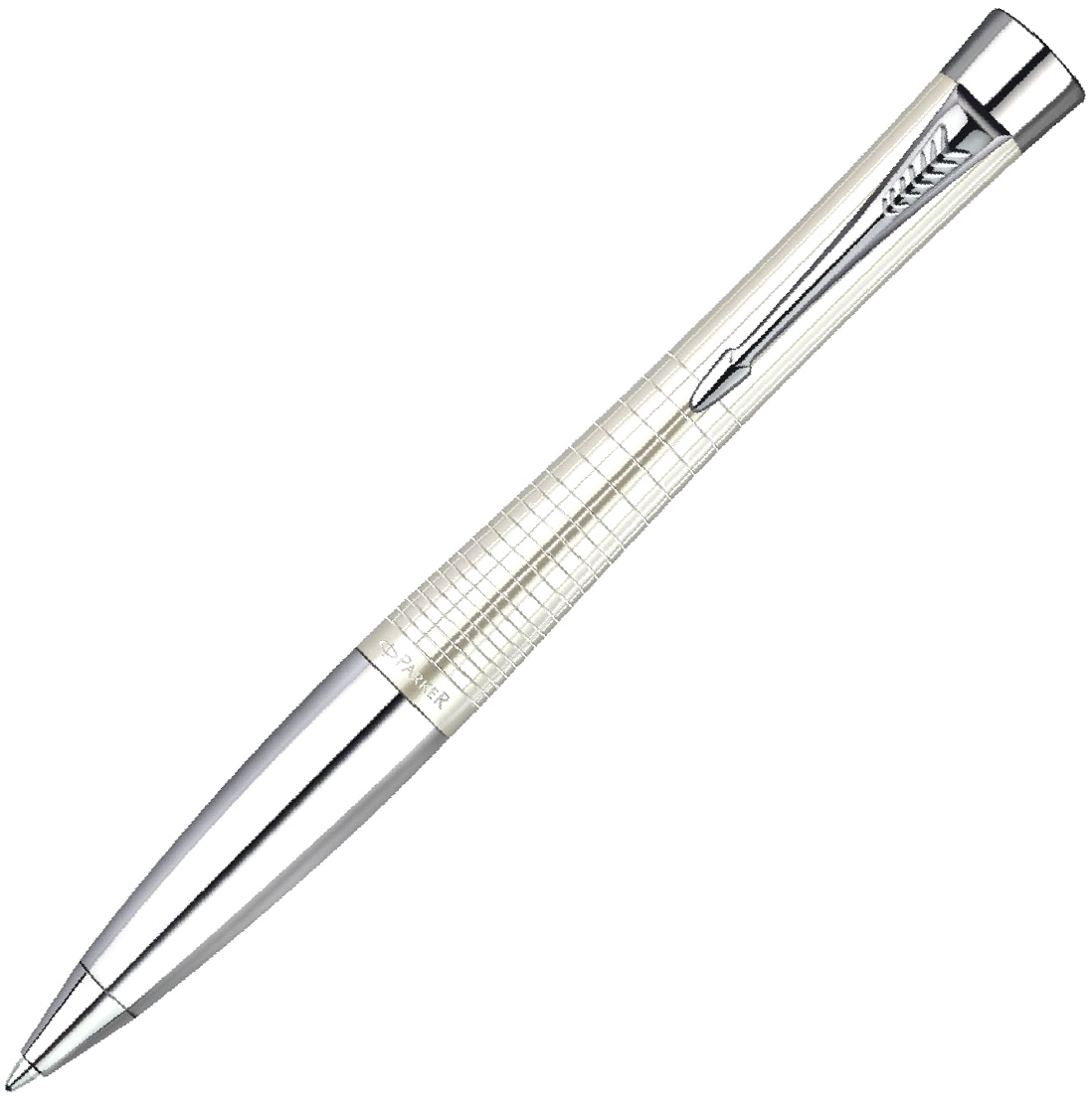 Шариковая ручка Parker Urban Premium K204, Pearl Metal Chiselled CT
