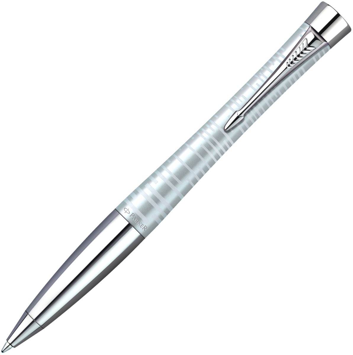 Шариковая ручка Parker Urban Premium Vacumatic K206, Silver-Blue СT