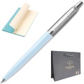 90000175 Набор: Ручка шариковая Parker Jotter K60 Originals Color Plastic, Arctic Blue CT + Блокнот, А5, лазурный