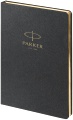  Ежедневник недатированный, черный c нанесением Logo Parker