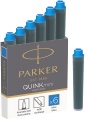  Картриджи с синими чернилами для перьевой ручки Parker Quink Mini Cartridges Washable Z17