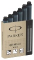 Картриджи с черными чернилами для перьевой ручки Parker Quink Mini Cartridges Z17