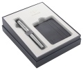  Набор Parker 2022: ручка перьевая Parker Urban Core F309, Metro Metallic CT (Перо M) + чехол для карт