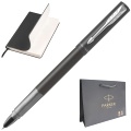 Набор: Ручка-роллер Parker Vector XL T21, Black CT + Ежедневник, недатированный, А5, чёрный