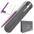 Набор: Набор: чехол + шариковая ручка Parker Jotter Core K63, Victoria Violet CT + Ежедневник, недатированный, А5, фиолетовый